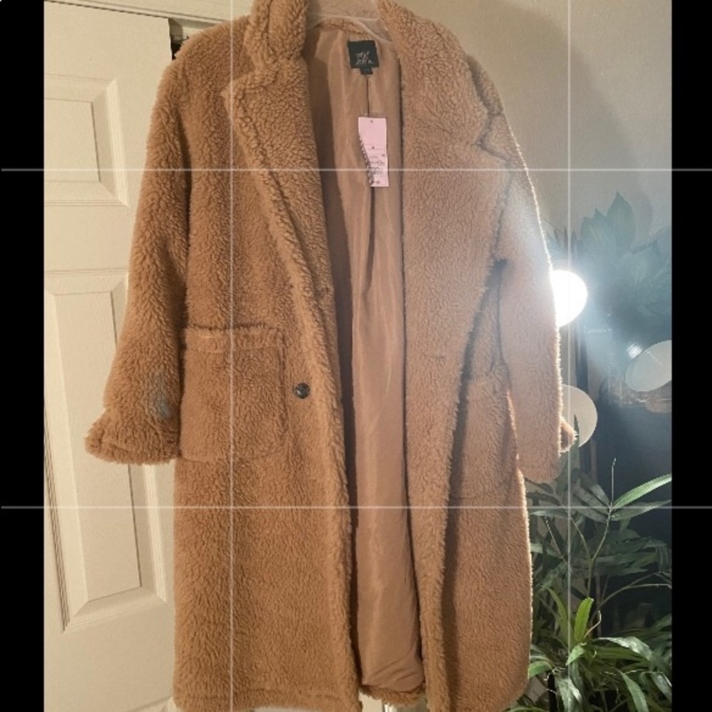 Teddy Long Coat - Picture 1 of 2
